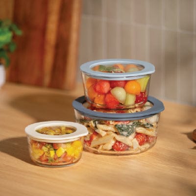 Round Glass Food Storage 6-Piece Set - Image 7