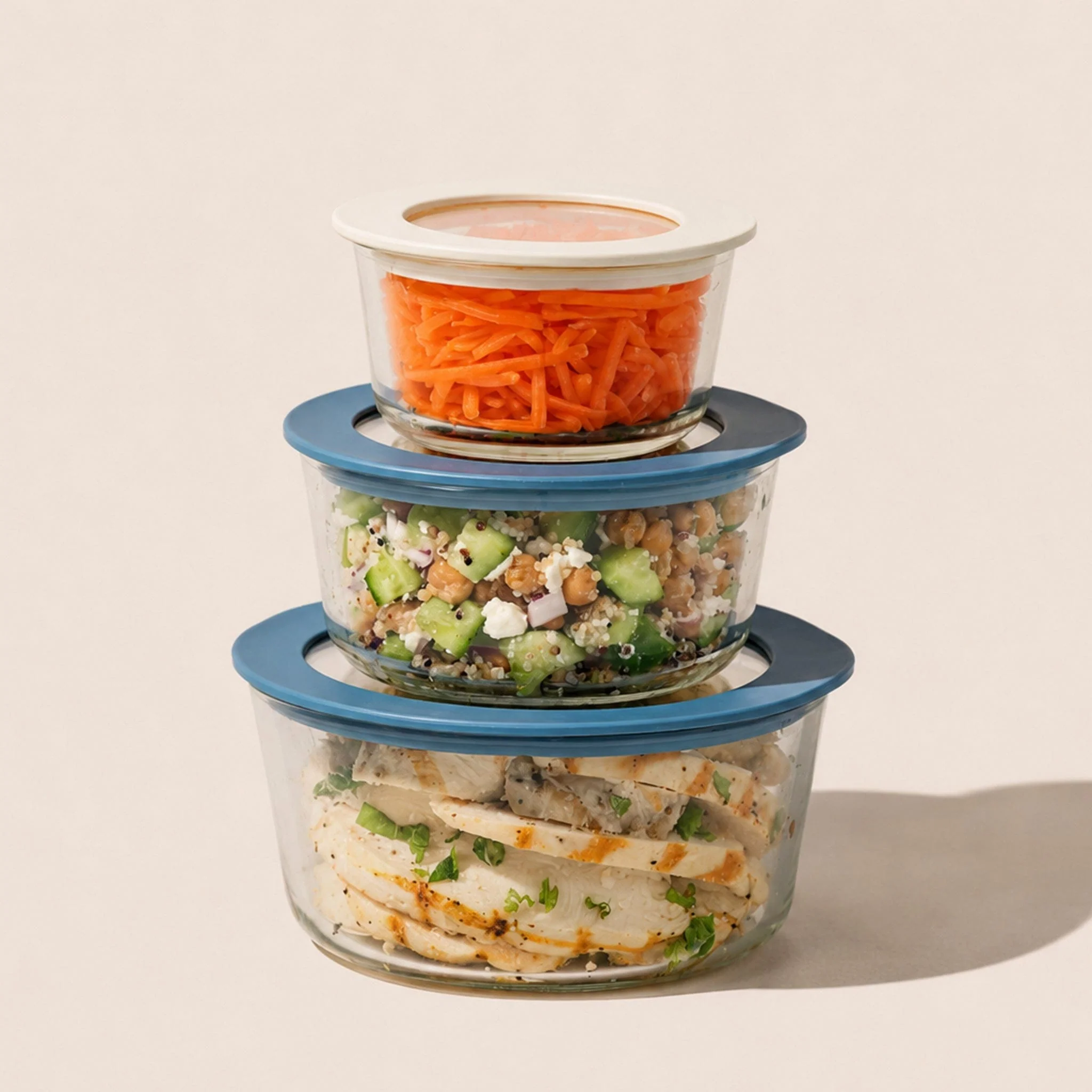 Round Glass Food Storage Container - Image 7